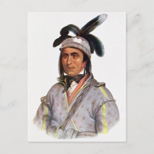 Opothle-Yoholo, Chefdirigent der Creek Postkarte (Vorderseite)