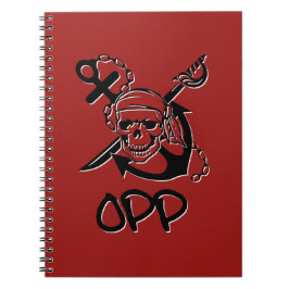 OPP | gewundenes Notizbuch Notizblock