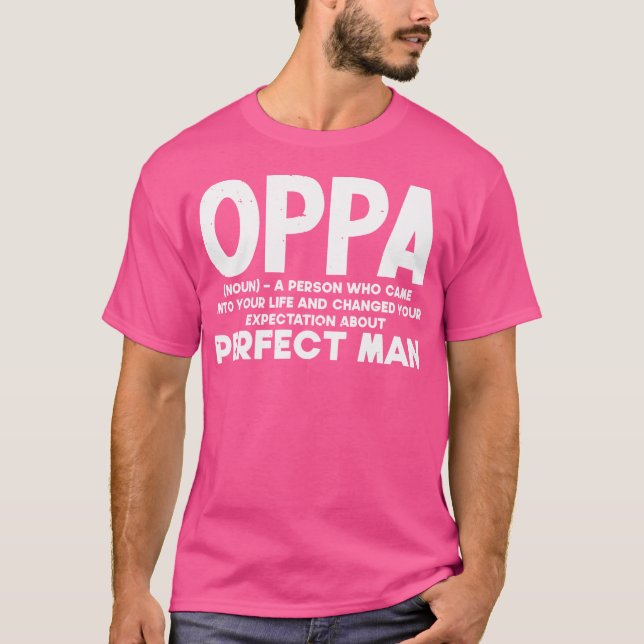 Oppa Definition K-Pop T-Shirt (Vorderseite)