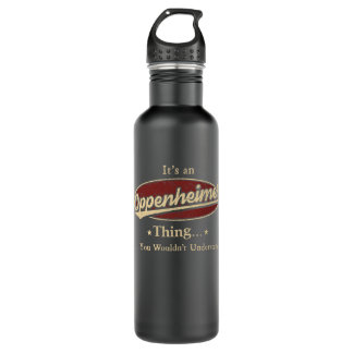 Oppenheimer Name Wasser Flasche Geschenk Edelstahlflasche