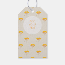 Oppies-Felddesign-Geschenkmarke Geschenkanhänger