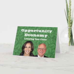 Opportunity Economy Harris Walz 2024 Karte