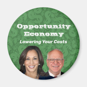 Opportunity Economy Harris Walz 2024 Magnet