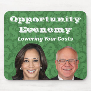 Opportunity Economy Harris Walz 2024 Mousepad