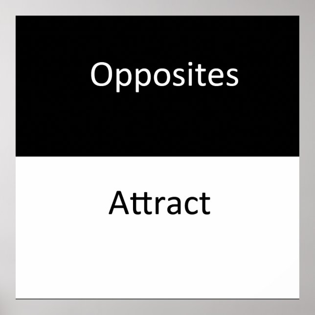 Opposites Attract Poster (Vorne)