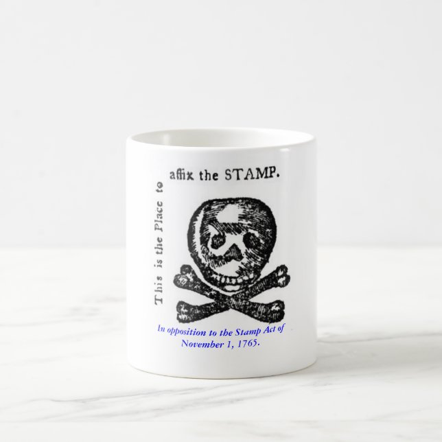 Opposition zur Briefmarken-Tat von 1765 Kaffeetasse (Mittel)
