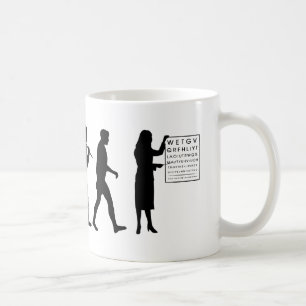 Optemetrist optisches Augen-Diagramm Kaffeetasse
