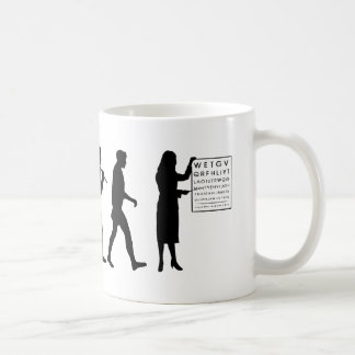 Optemetrist optisches Augen-Diagramm Kaffeetasse