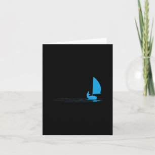 Opti Sailboat Sailing Dinghy Segelboot Sailor Grap Karte