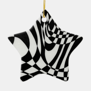 Optic #1b von Michael Moffa Keramik Ornament