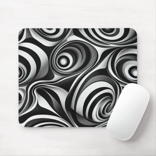 Optical Illusion Mouse Pad Mousepad (Mit Mouse)