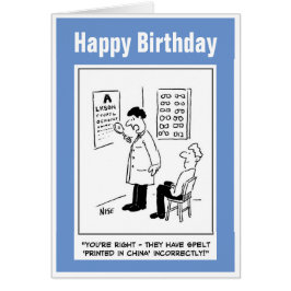 Opticien à l'épreuve des yeux