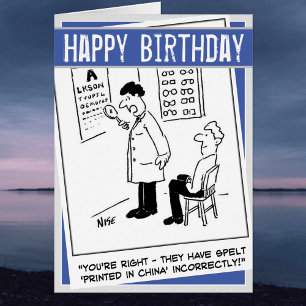 Opticien à l'épreuve des yeux