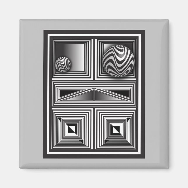 Optik durch Formen Magnet (Vorne)