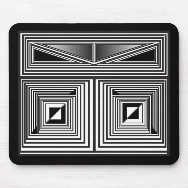 Optik durch Formen Maus Pad Mousepad (Vorne)