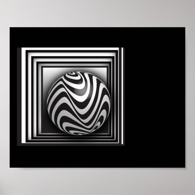 Optik durch Formen Poster (Vorne)