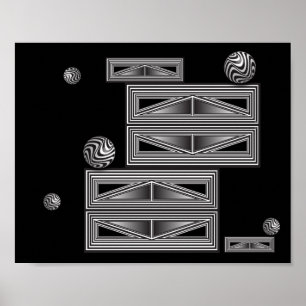 Optik durch Formen Poster