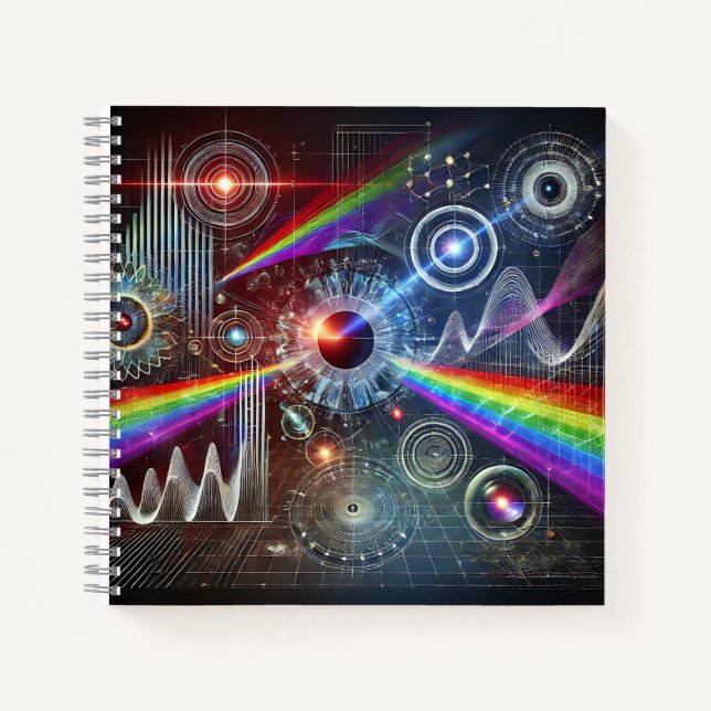 Optik & Quantenlicht Notizbuch (Vorderseite)