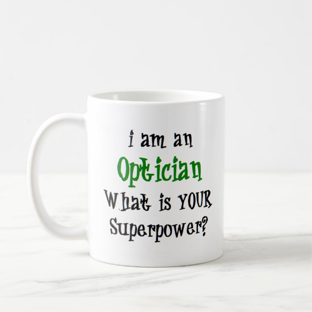 Optiker Kaffeetasse (Links)