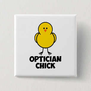 Optiker-Küken Button
