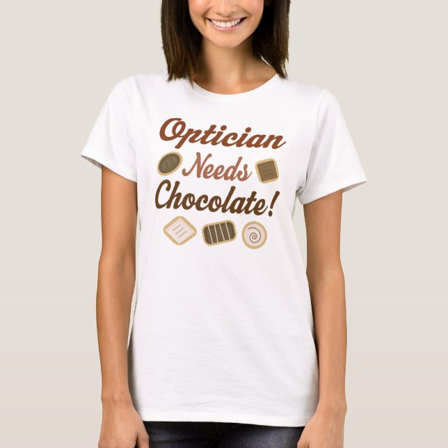 Optiker-(lustiges) Geschenk T-Shirt (Vorderseite)