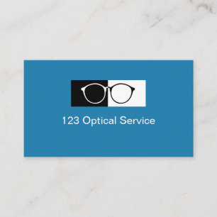 Optiker Optische Sehhilfen Geschäft Visitenkarte