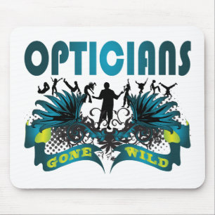 Optiker wild gegangen mousepad