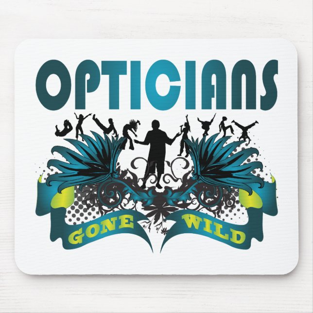 Optiker wild gegangen mousepad (Vorne)