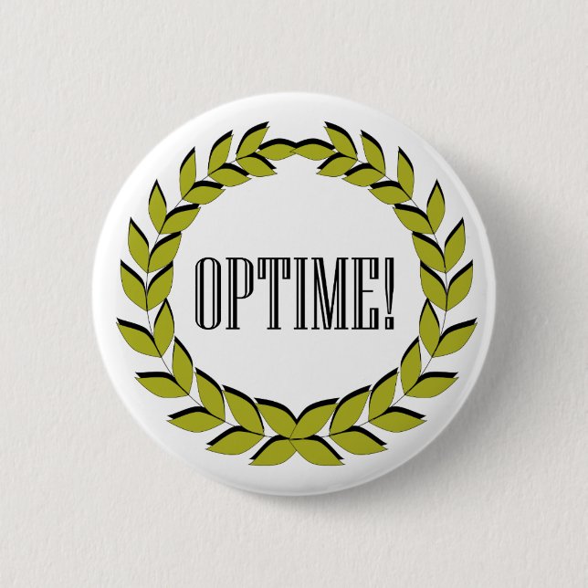 Optime! Ausgezeichnete Arbeit! Button (Vorderseite)