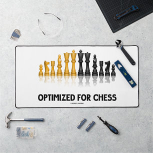 Optimiert für Schach-Reflektives Schach-Set Schreibtischunterlage