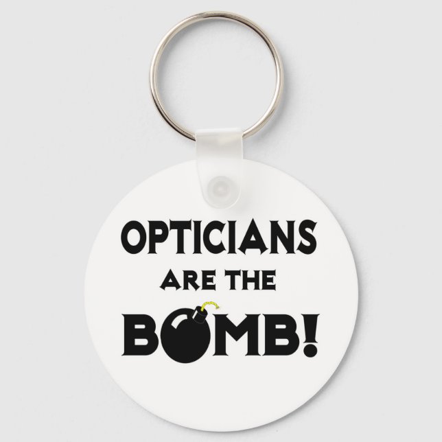 Optimiker sind die Bombe! Schlüsselanhänger (Vorderseite)