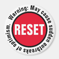Optimismus Drücken Sie die Reset-Taste