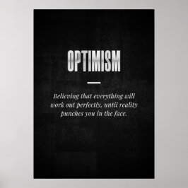 Optimismus Poster
