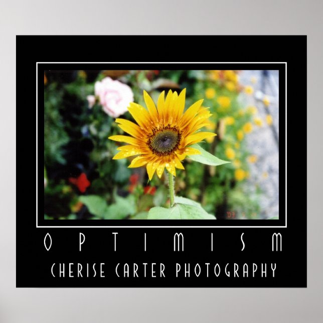 Optimismus Poster (Vorne)