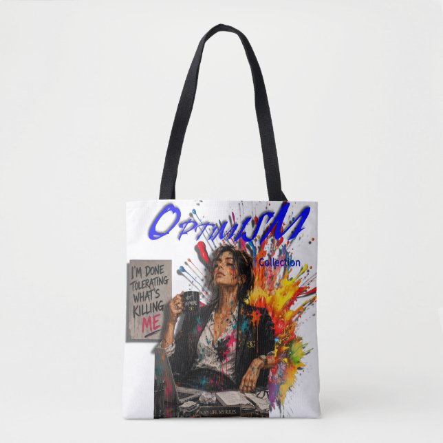 OPTIMISMUS TASCHE (Vorderseite)