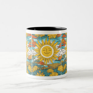 Optimismus Zweifarbige Tasse