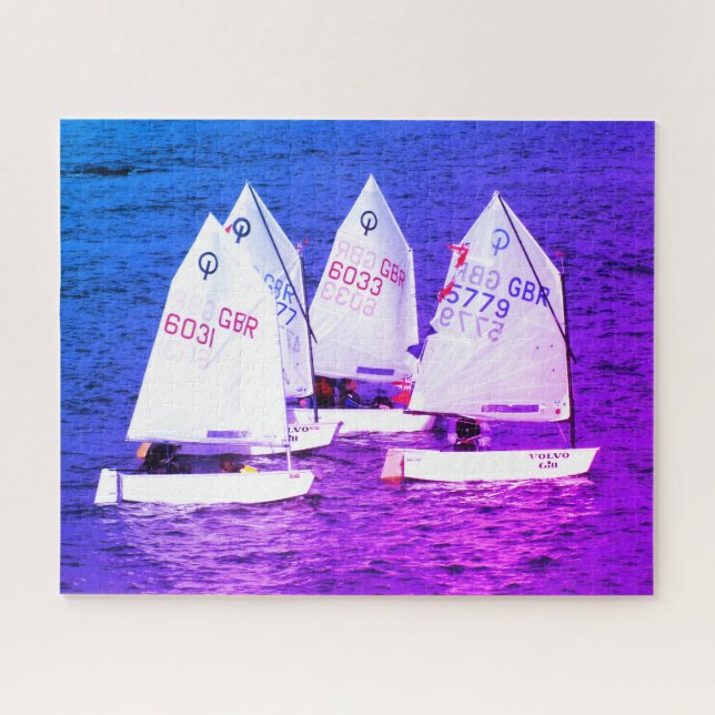Optimist Segelboote (Horizontal)