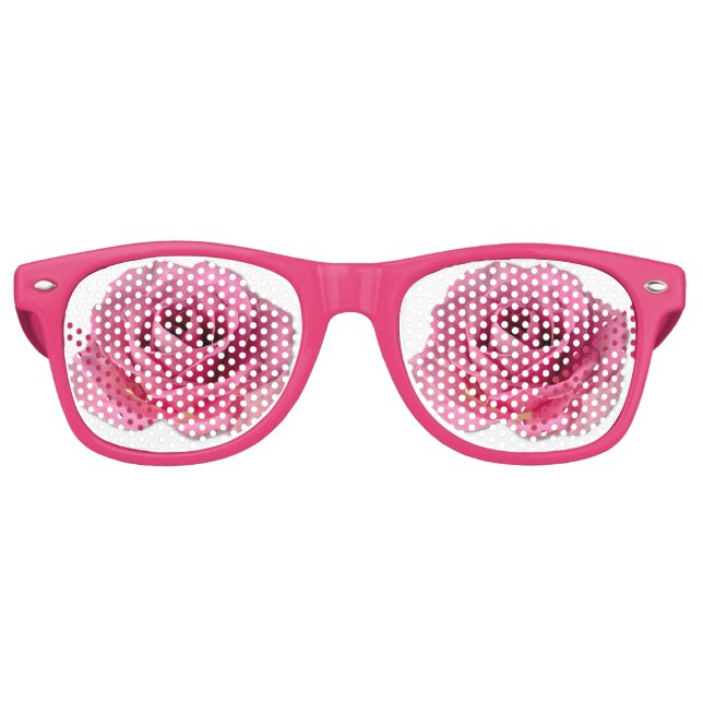 Optimisten Rose Farbige Party-Brille Sonnenbrille (Vorderseite)