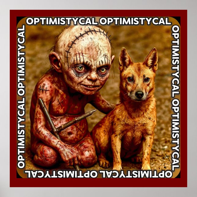 optimistisch | WIE SIE Collection Poster (Vorne)