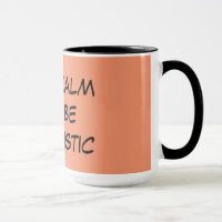 Optimistische Zitat-Kaffee-Tasse