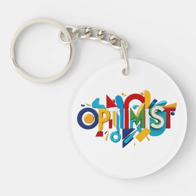 Optimistisches Design für Schlüsselanhänger,Valent Schlüsselanhänger (Vorderseite)