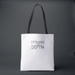 Optimized For Depth Minimalist Industrial Tasche<br><div class="desc">Carry your focus tools with intent. A durable, heavy-weight cotton tote featuring the "Optimized For Depth" design—ideal for transporting hardware and tactical gear.</div>
