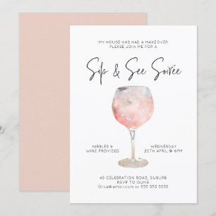 Option 1: Sip & See Soiree  Einladung