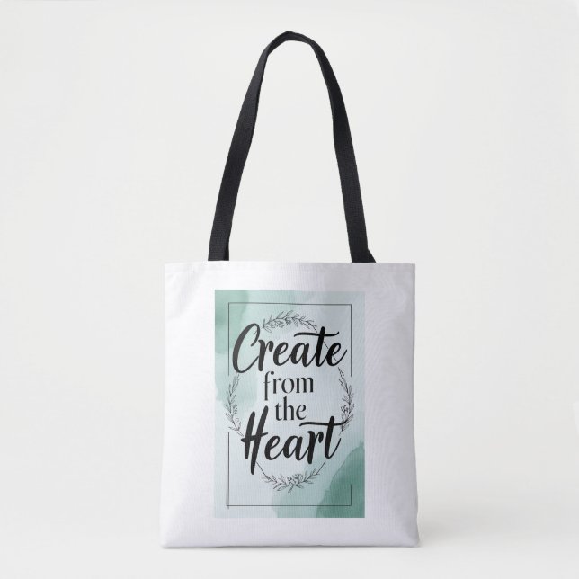 Option "Aus dem Herzen erstellen" 2 Tasche (Vorderseite)