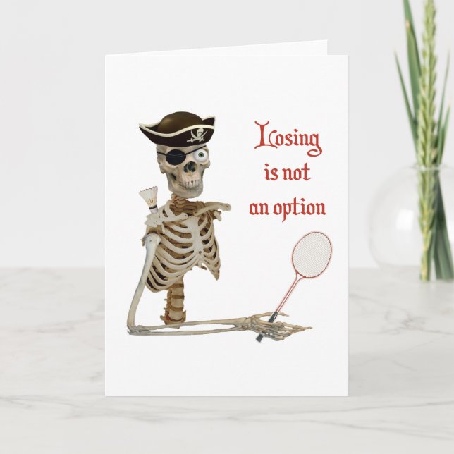 Option Badminton Pirate Karte (Vorderseite)