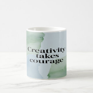 Option "Kreativität gewinnt Mut" 2 Kaffeetasse