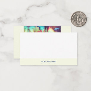 Option plat de la carte de note papillon