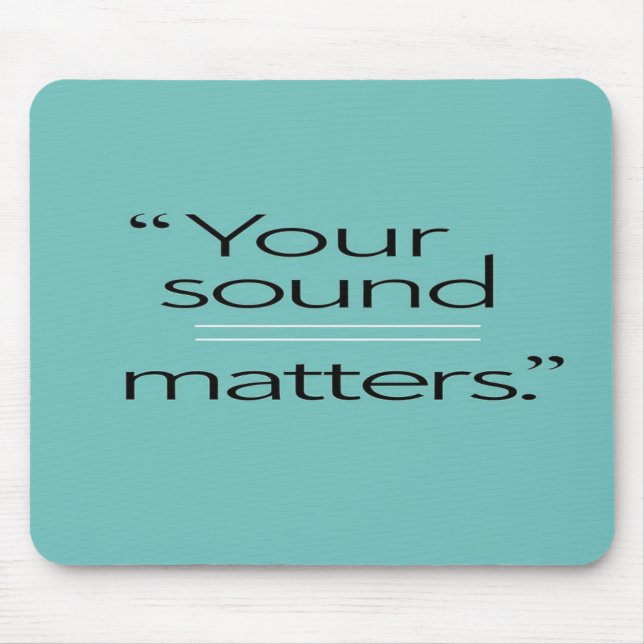 Option "Sound Matches" 2 Mousepad (Vorne)