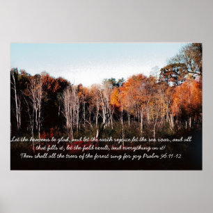 Optionaler Rahmen siehe Preis ohne Rahmen Psalm 96 Poster