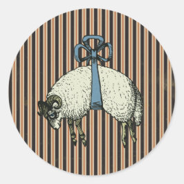 OPTIONEN FÜR hübsche Bugschaf-DESIGNER-OPTIONEN Runder Aufkleber
